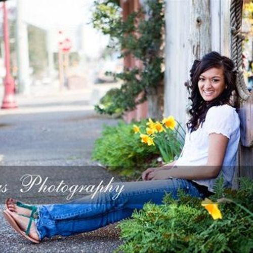 Senior Session in Old Town Bandon.