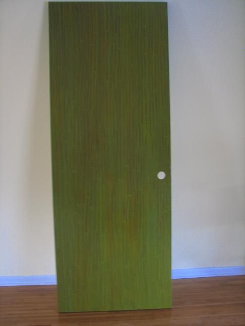 fun bamboo door