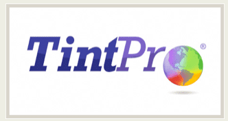 We designed: TintPro logo