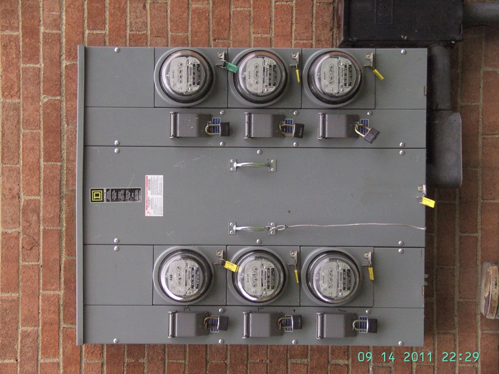 New multi-gang meter socket installed by KNK 




