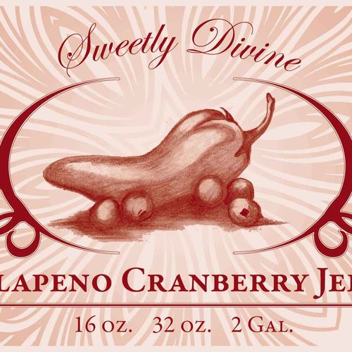 Cranberry Jelly Labels