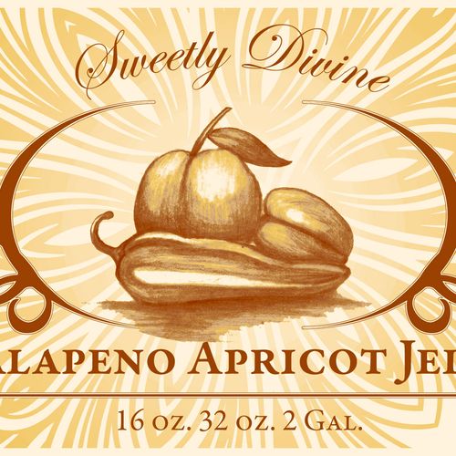 Apricot Jelly labels