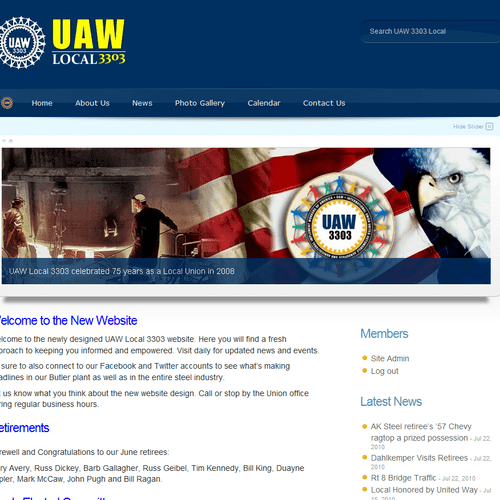 ProFromGo Web Design Project: UAW Local 3303