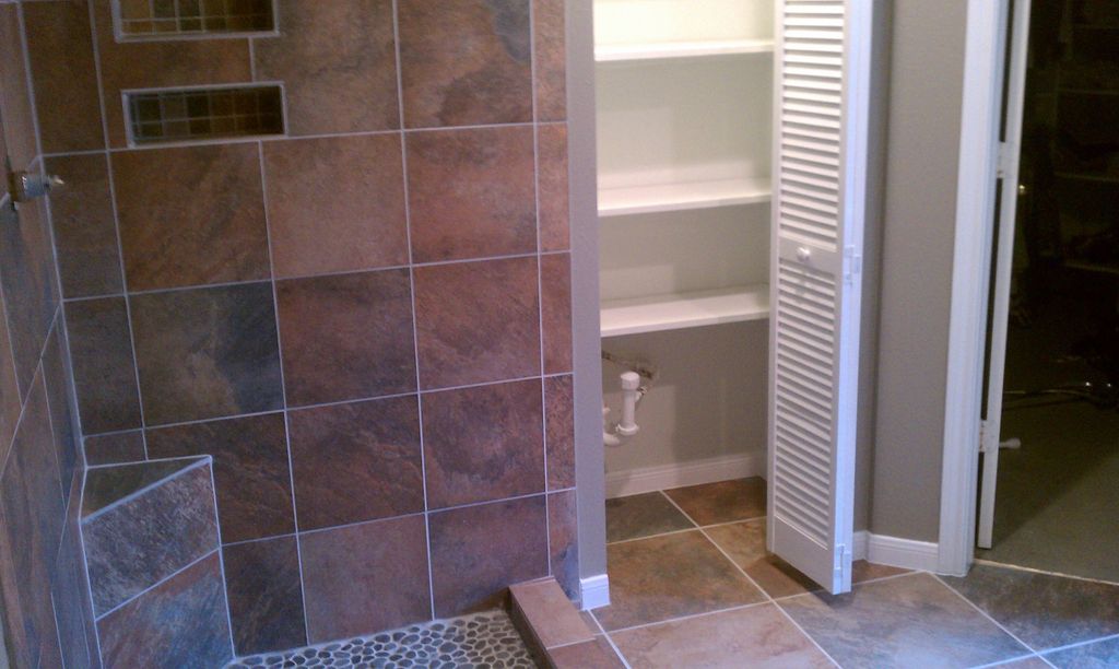 Custom Built Closet/Shower
