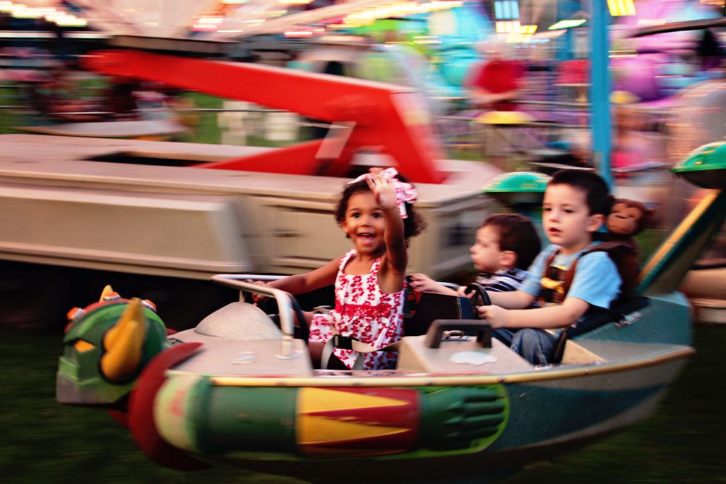 We did her portrait session at a local fair! Such 