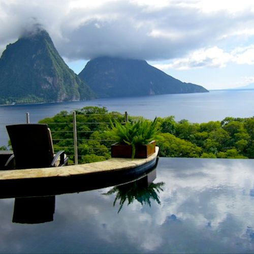 From Jade Mountain Resort, St. Lucia