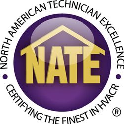 NATE Certified - Our PHD in keeping you comfortabl