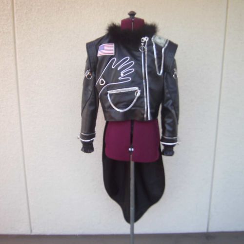 Leather Jacket I designed with Michael Jackson in 