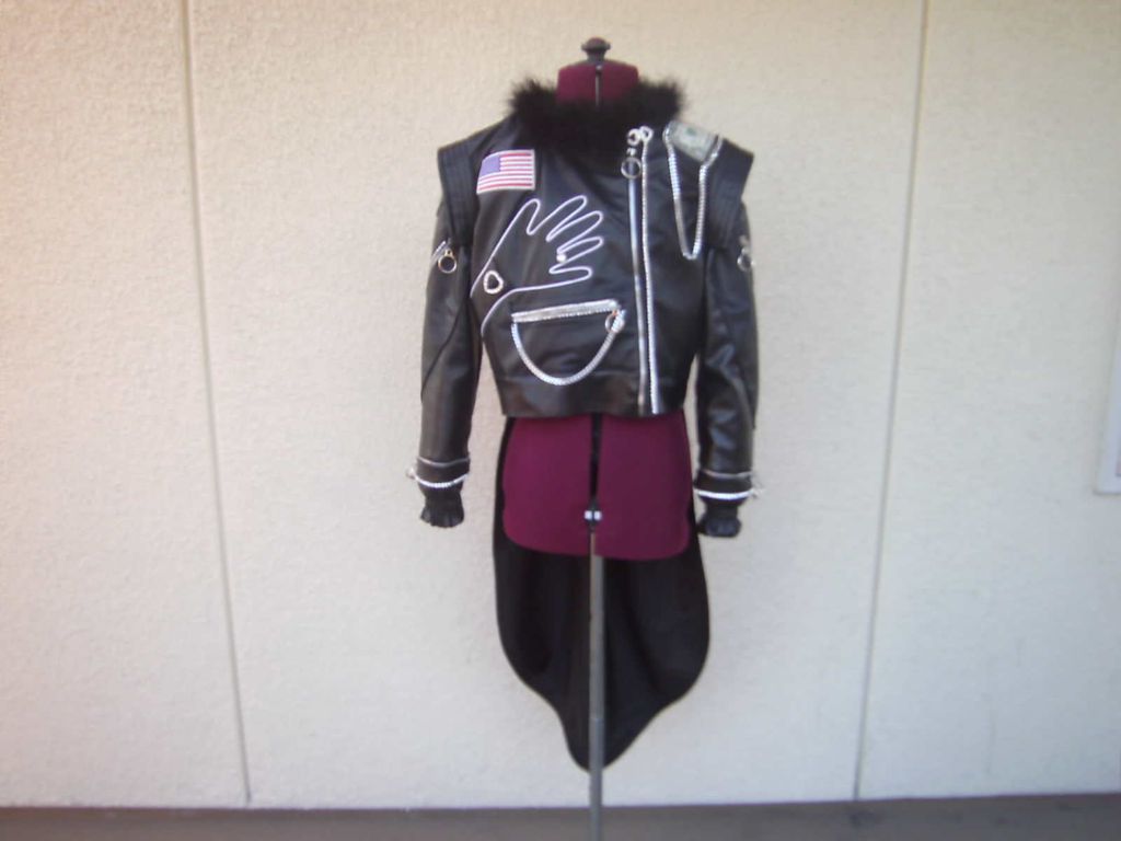 Leather Jacket I designed with Michael Jackson in 