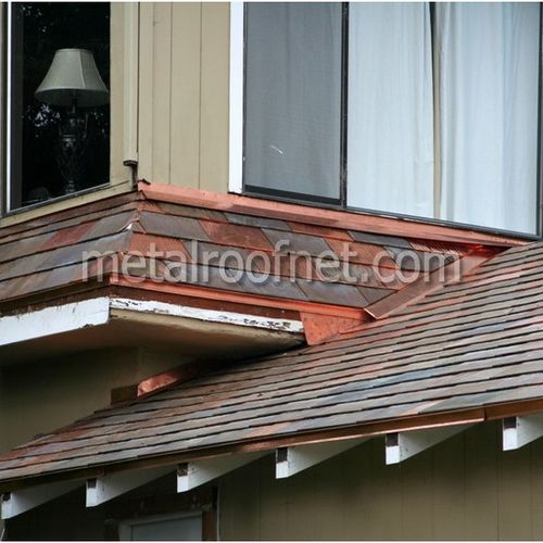 Beautiful copper shingles | Metal Roof Network