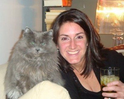 Me and my best friend's cat Nola.