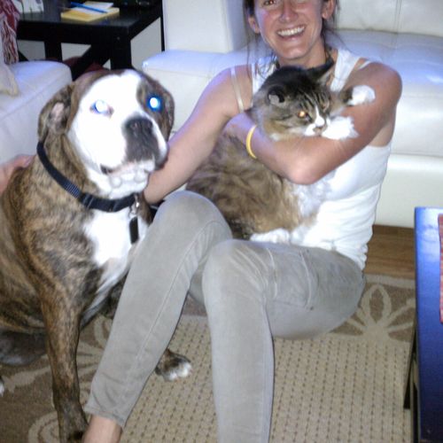 Me and my pets.
