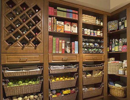 Custom kitchen pantry