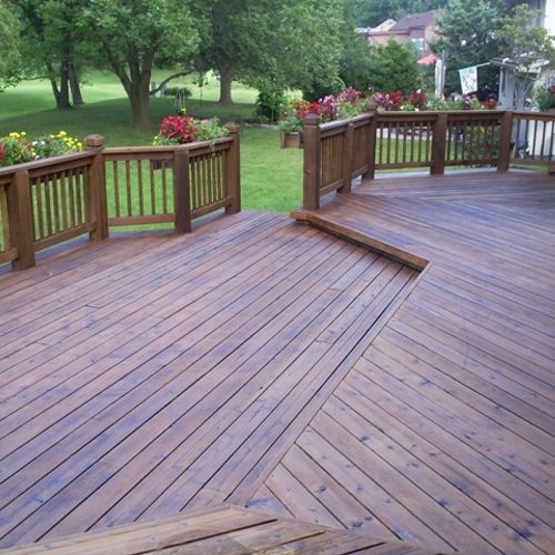 Deck we stripped and sealed in Brookfield