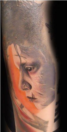 Johnny Depp by Tattoo Artist Brandon Bennett