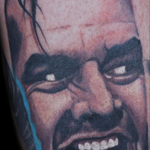 Jack Nicholson by Tattoo Artist Brandon Bennett