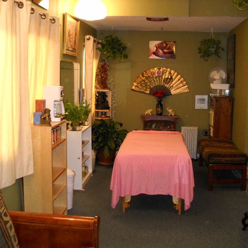 The massage room