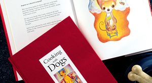 Book design for Cooking with Dogs