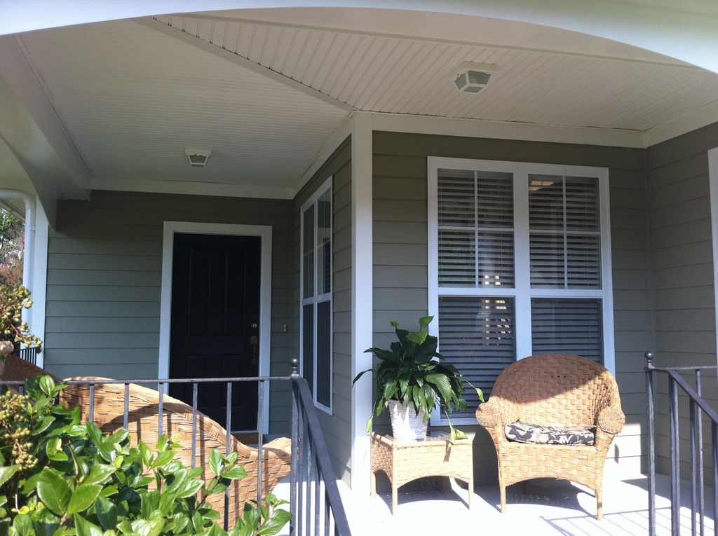 Full exterior front porch