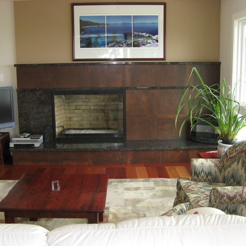 Living room remodel in San Francisco