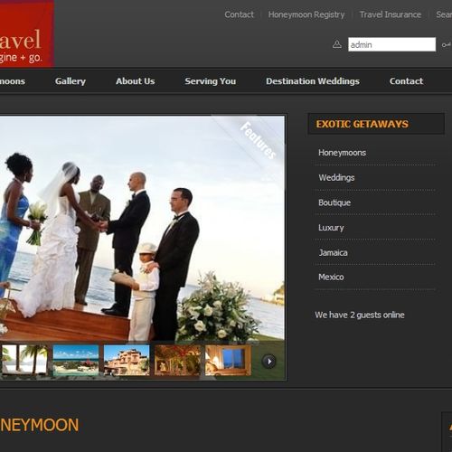 Travel web design services. Websites for travel ag