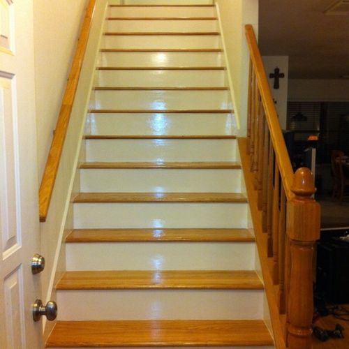 Remodeled staircase