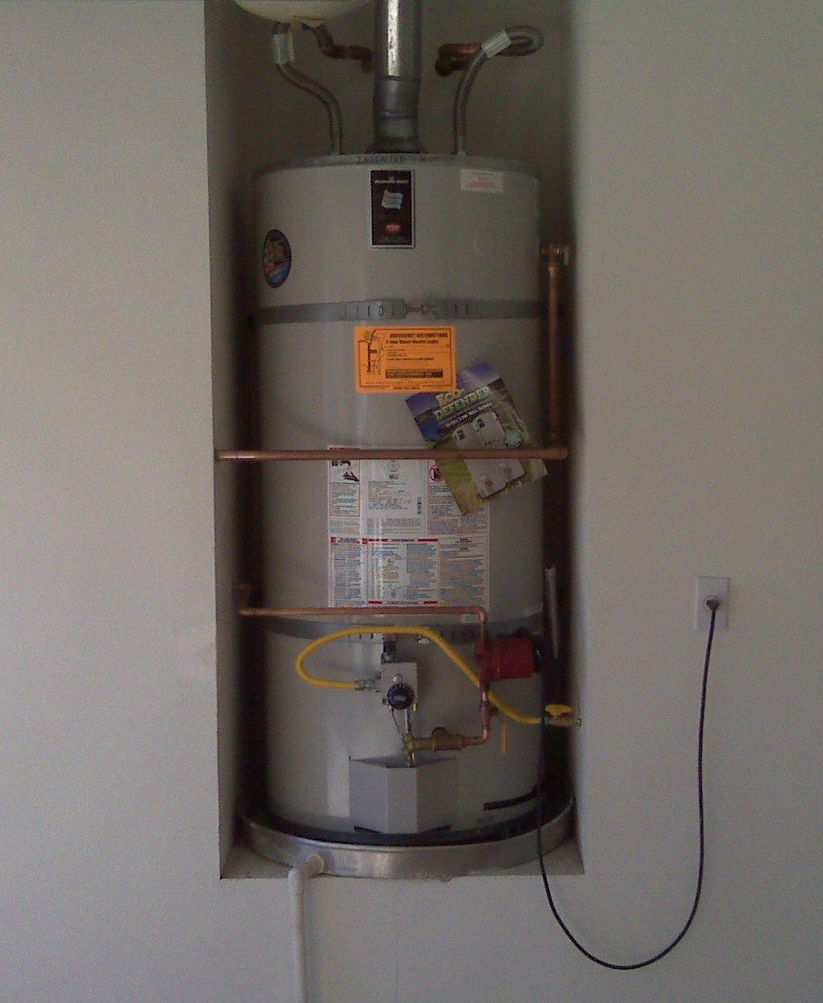 Water heater new installation