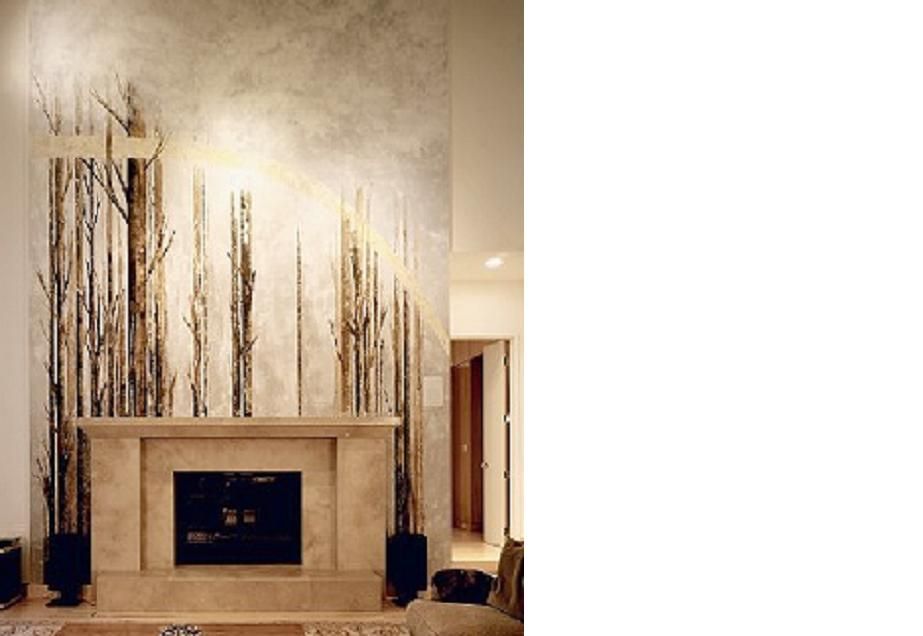 Faux Plaster Mural