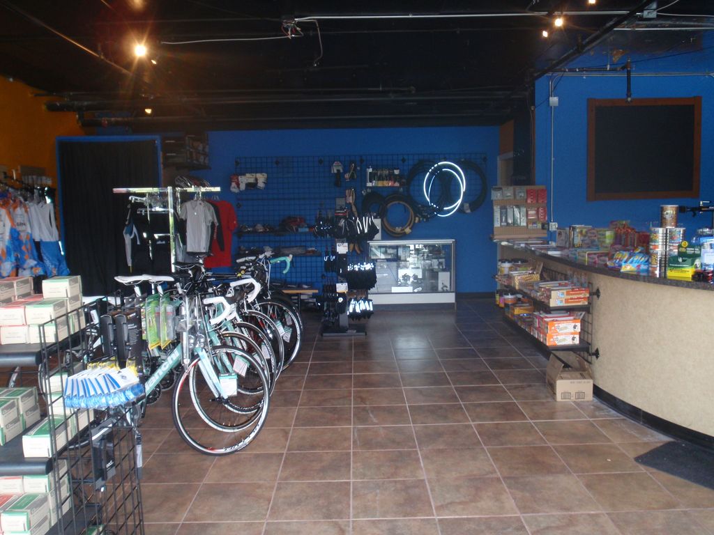 We turned a blank space into a trendy bikeshop.