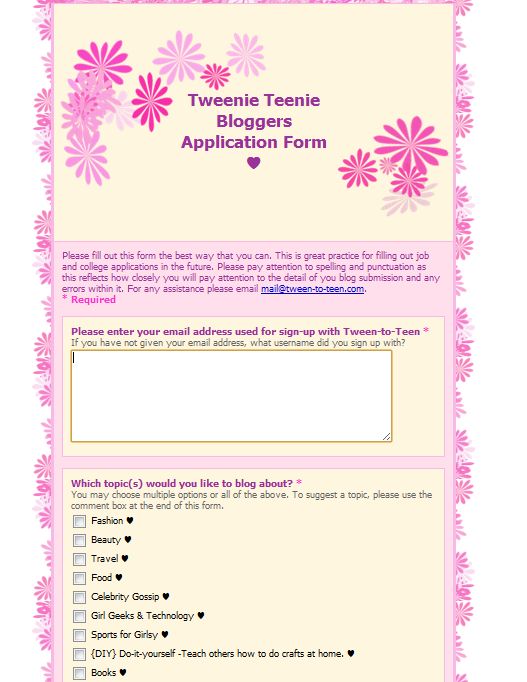 Colorful, pretty custom or pre-made applications, 