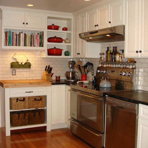 Boston kitchen in a Conn.renovation. Design and in