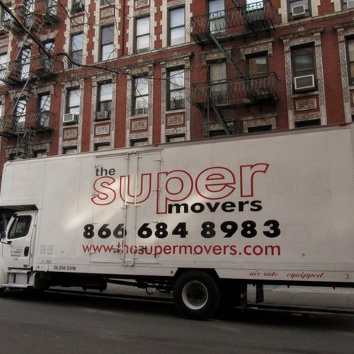 One of our trucks on Elizabeth Street, NYC.