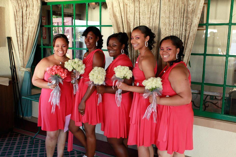 Hair and makeup for bridesmaids
