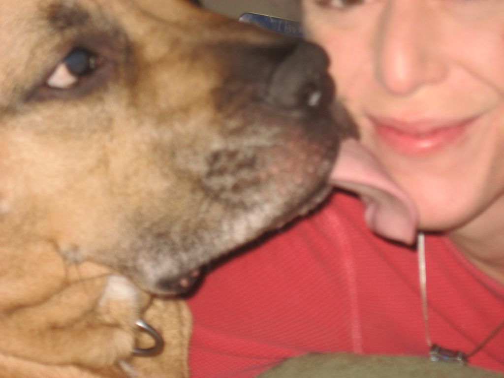 ~ Rock, giving me his love from his ENORMOUS HEART