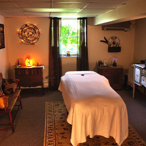 The treatment room at Energy Matters.