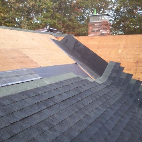 Standard shingle roof
