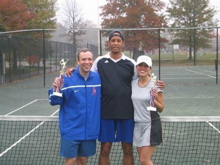 Coach Eric with Mens and Ladies Singles Winners of