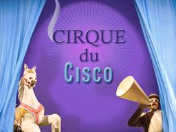 An opening slide for an "Cirque" like event at a C