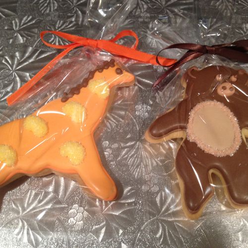Animal Cookie favors