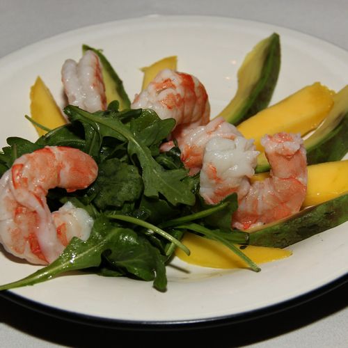 Caribbean shrimp salad