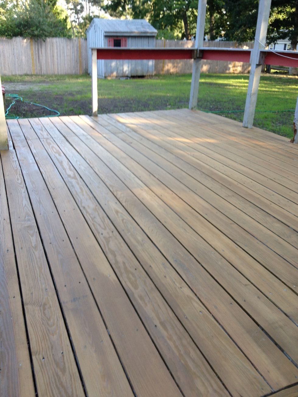 Outside Deck Refinish