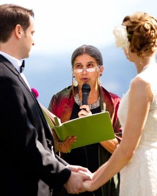 Formal Interfaith Wedding at Gorge Crest Vineyards