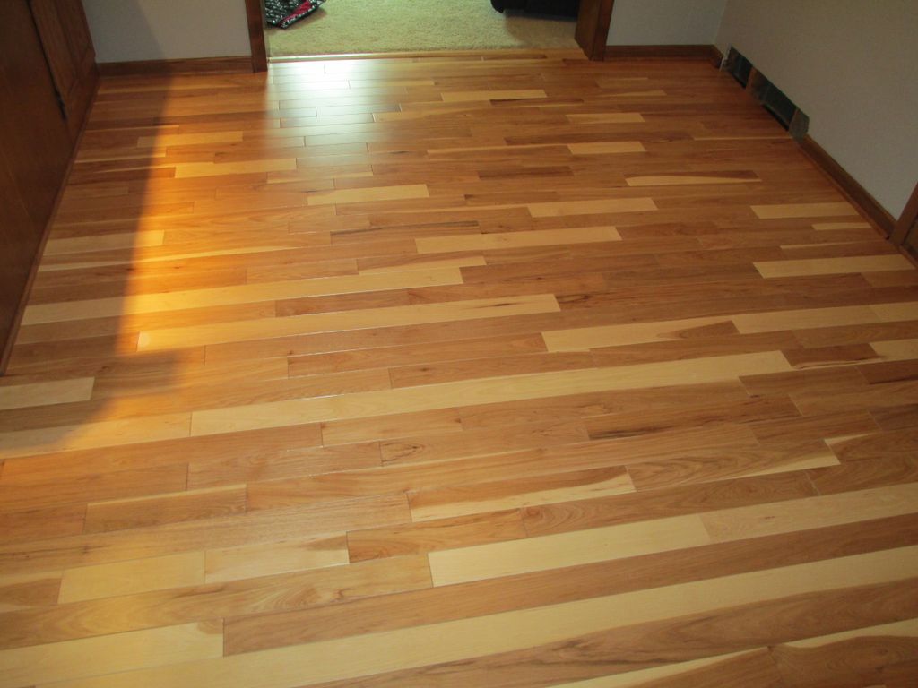 Hickory prefinished install