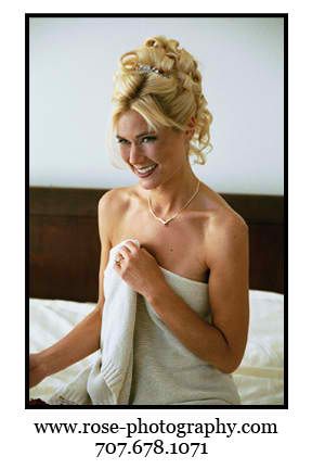 Bride getting ready.