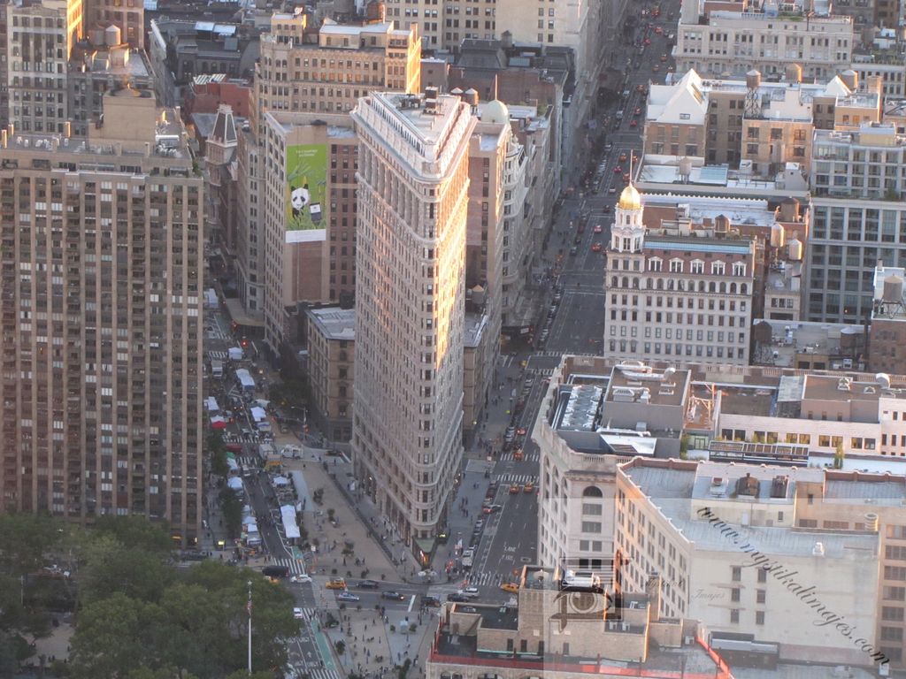 Flat Iron Building in New York.
