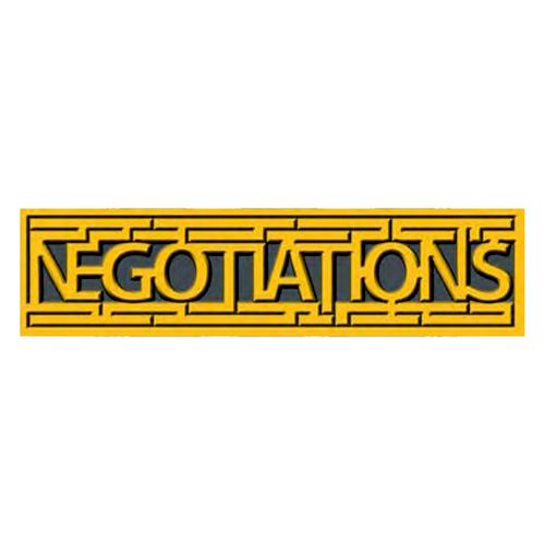Negotiations logo. Financial training program on h