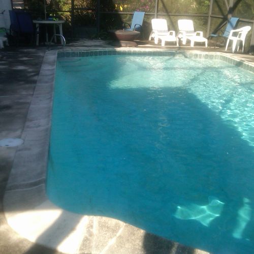 Does your pool look like this? Before the power wa