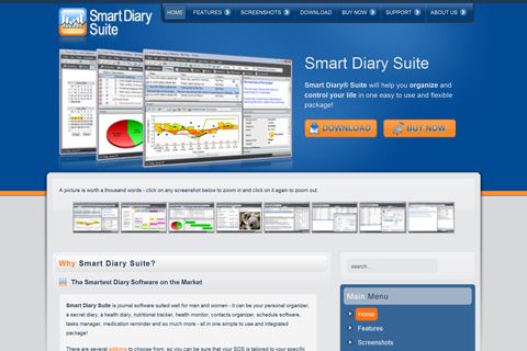 Smart Diary Suite Website
