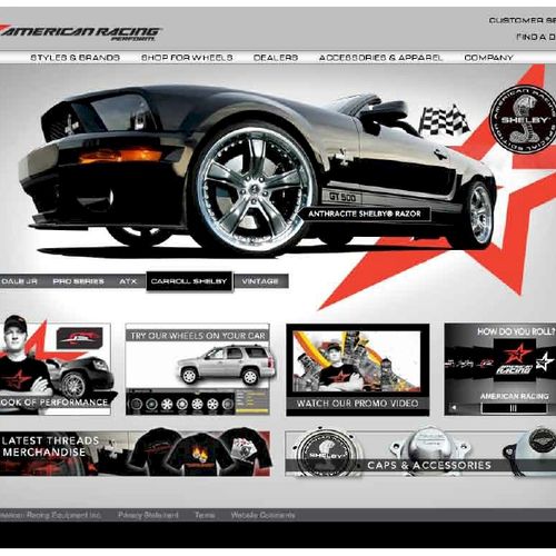 American Racing Website