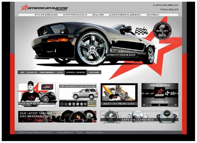 American Racing Website